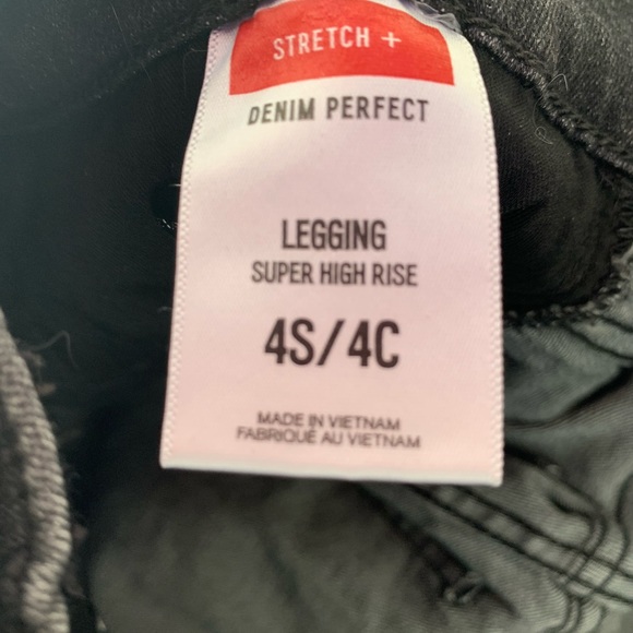 Express Super High Rise Denim Perfect Ankle Jegging - Picture 3 of 6